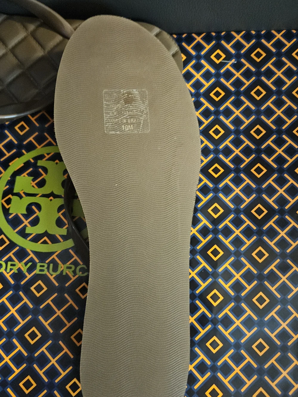 Tory Burch Chocalate Flip Flops NWOT
